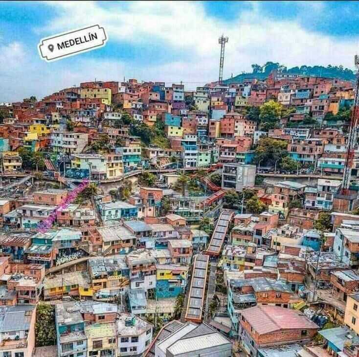 comuna 13 desde el aire